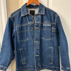 Jean Jacket Men Women Unisex (Brand: Sean John) Color Blue Size M (12/14)